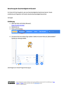 Scratch Unterrichtsmaterialien für die Schule Physikunterricht